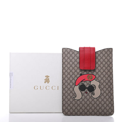 Gucci GG Supreme Monogram iPad Mini Case Red 7 of 7