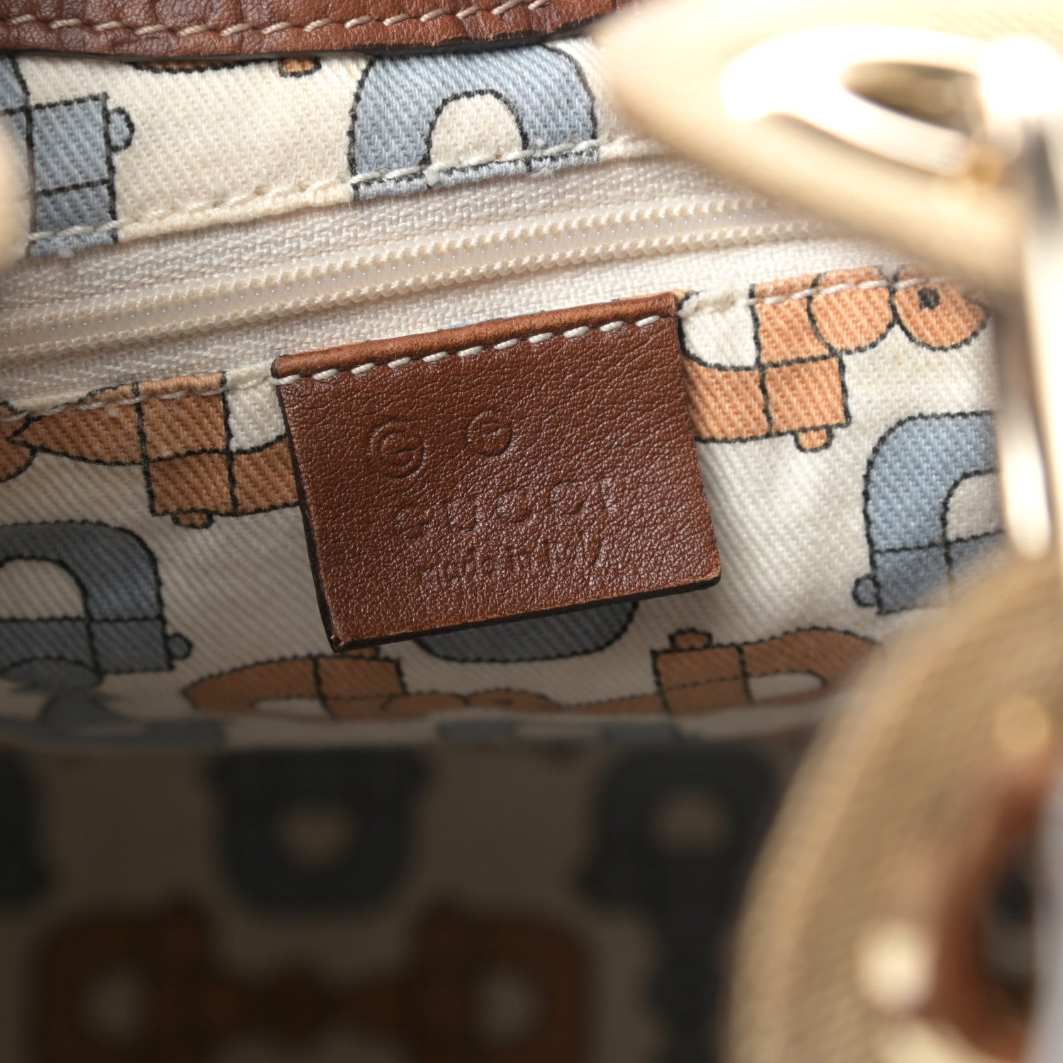 Gucci Canvas Guccissima Hobo Brown 6 of 10