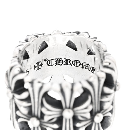 Chrome Hearts Sterling Silver Cemetery Cross Ring 61 9.5 4 of 6
