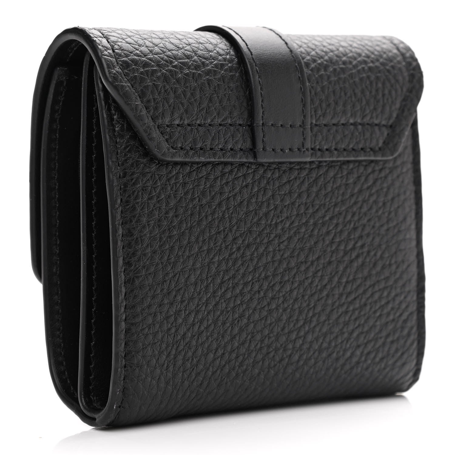 Chloe Grained Calfskin Small Aby Tri-Fold Wallet Black 3 of 10