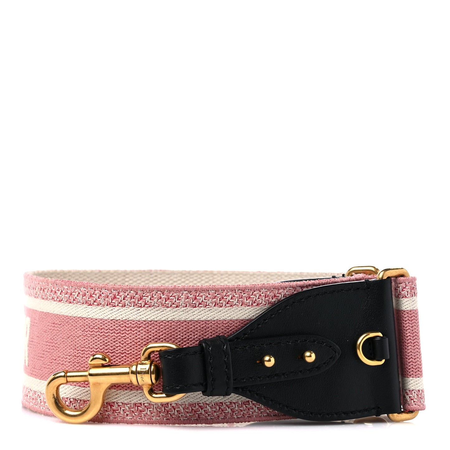 Canvas Embroidered Shoulder Strap Pink Multicolor