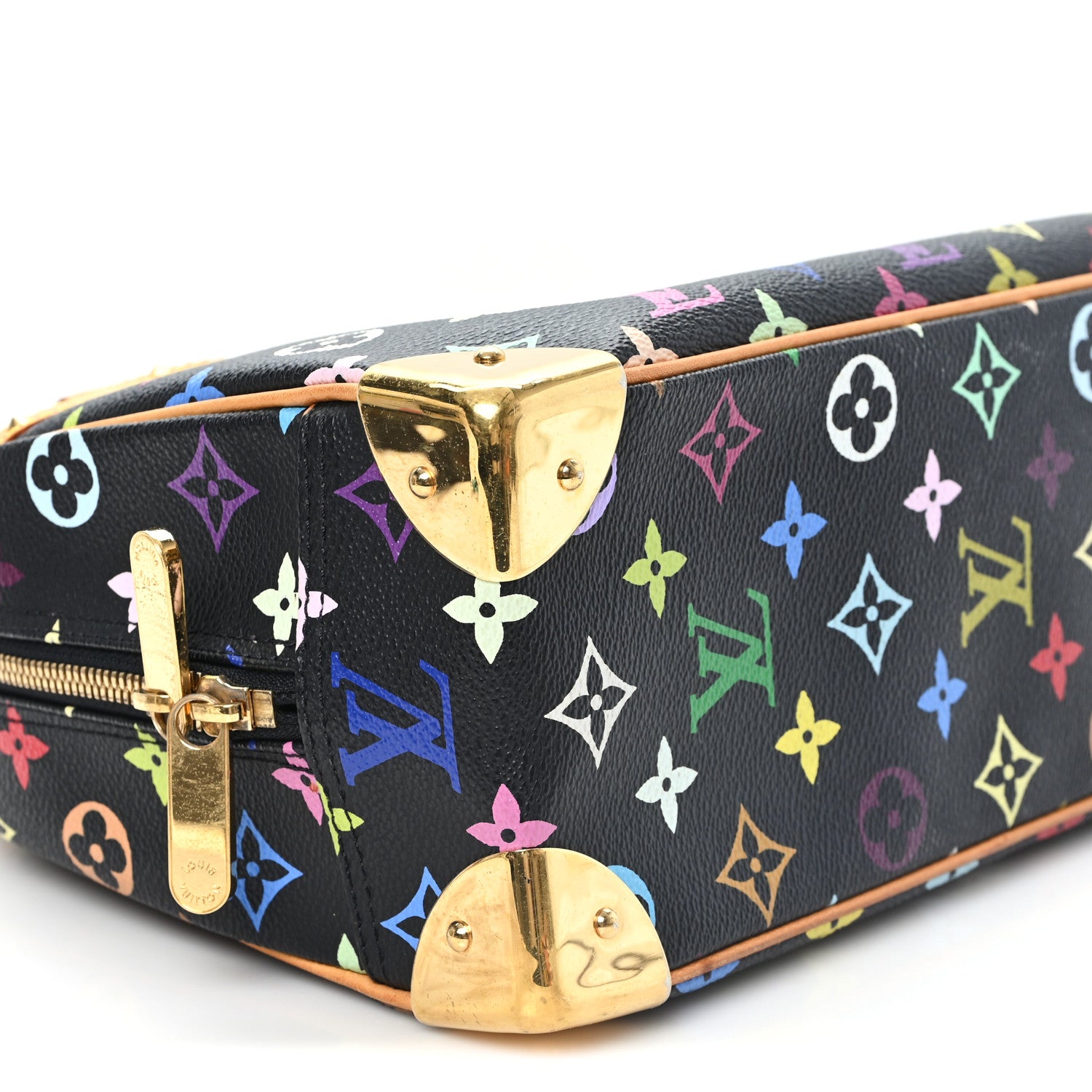 Louis Vuitton Monogram Multicolor Trouville Black 8 of 9