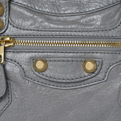 Balenciaga Agneau Giant 12 Gold Hardware Mini City Gris Pyrite 8 of 11