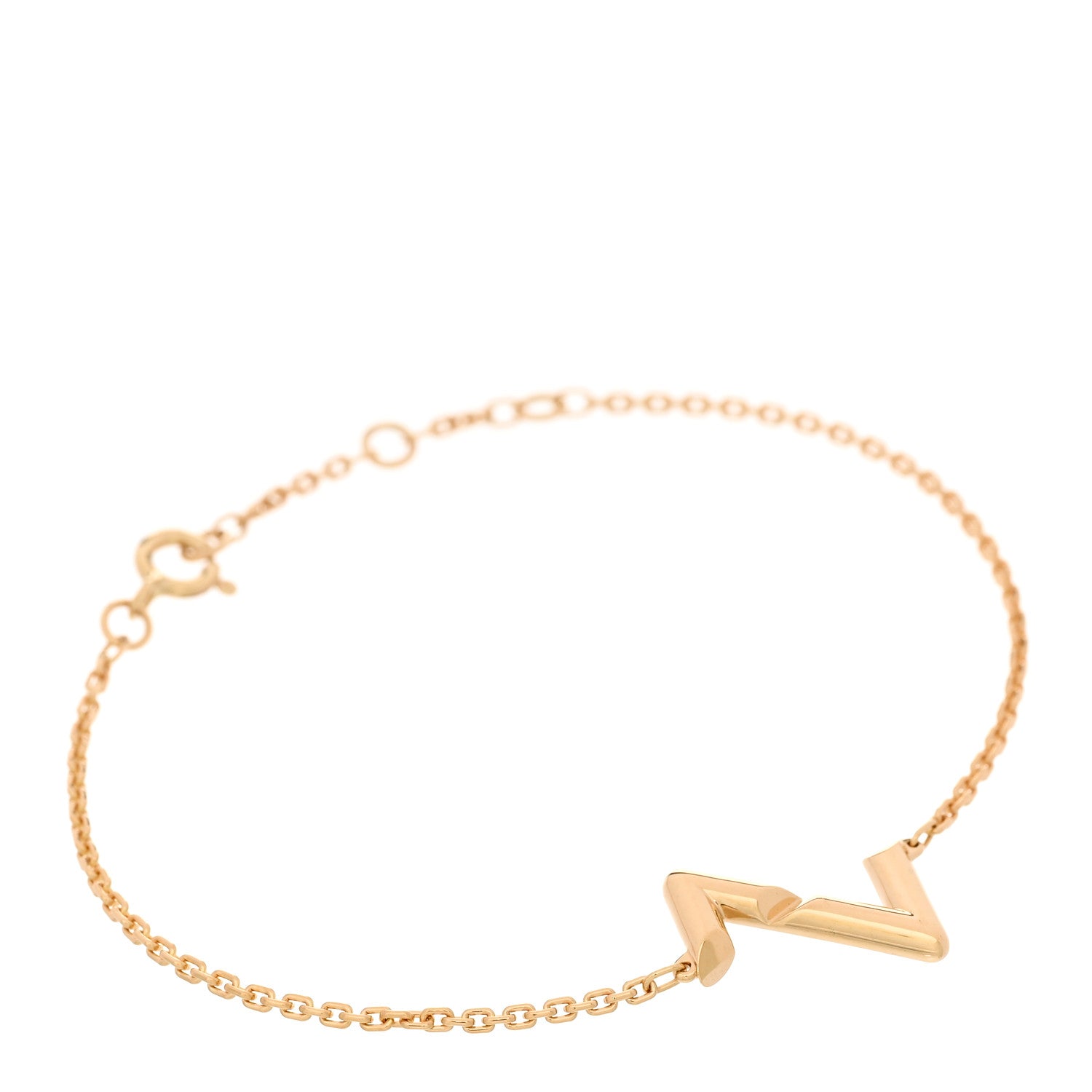 Louis Vuitton 18K Yellow Gold Volt Upside Down Chain Bracelet 1 of 4