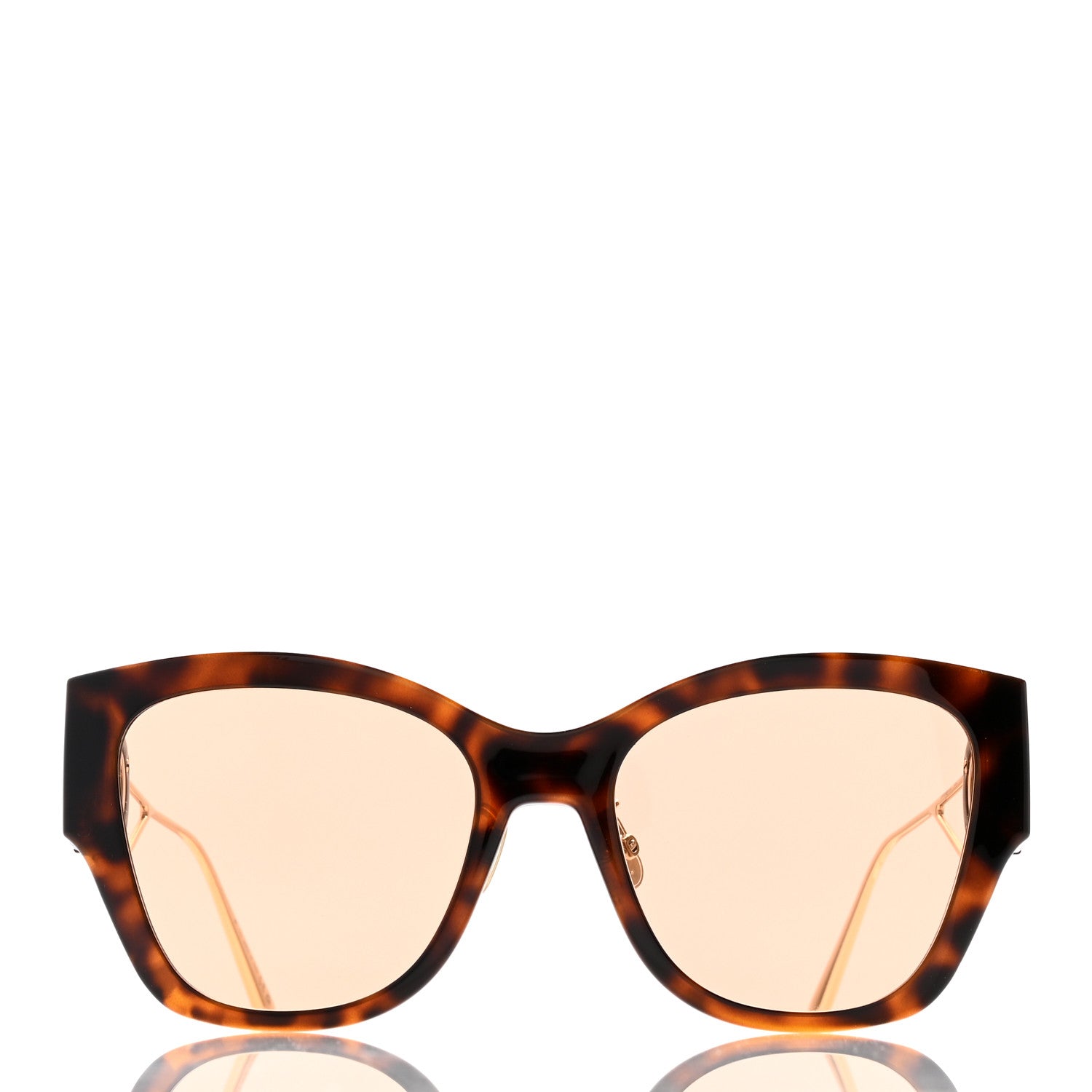 Christian Dior Rectangular 30 Montaigne 1 Sunglasses Tortoise 2 of 9