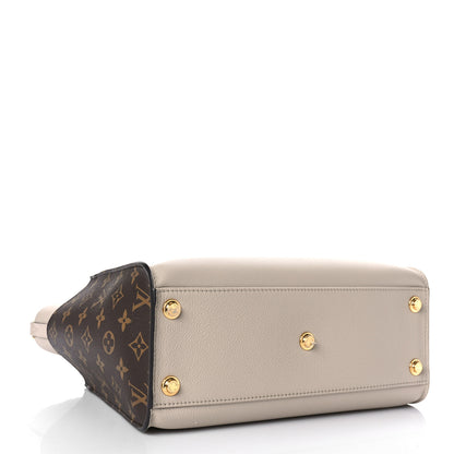 Louis Vuitton Calfskin Monogram On My Side Greige 4 of 8