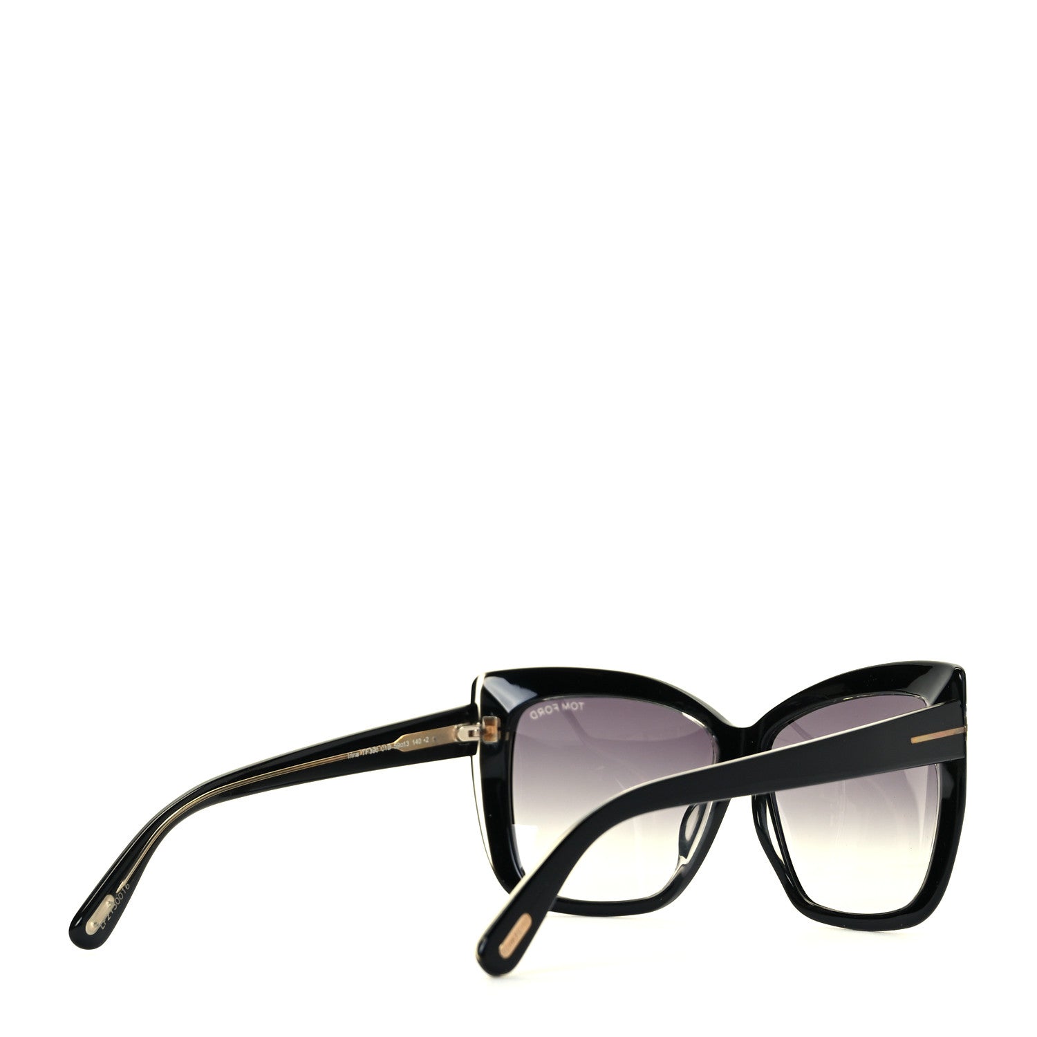 Tom Ford Irina Sunglasses TF390 Black 4 of 7