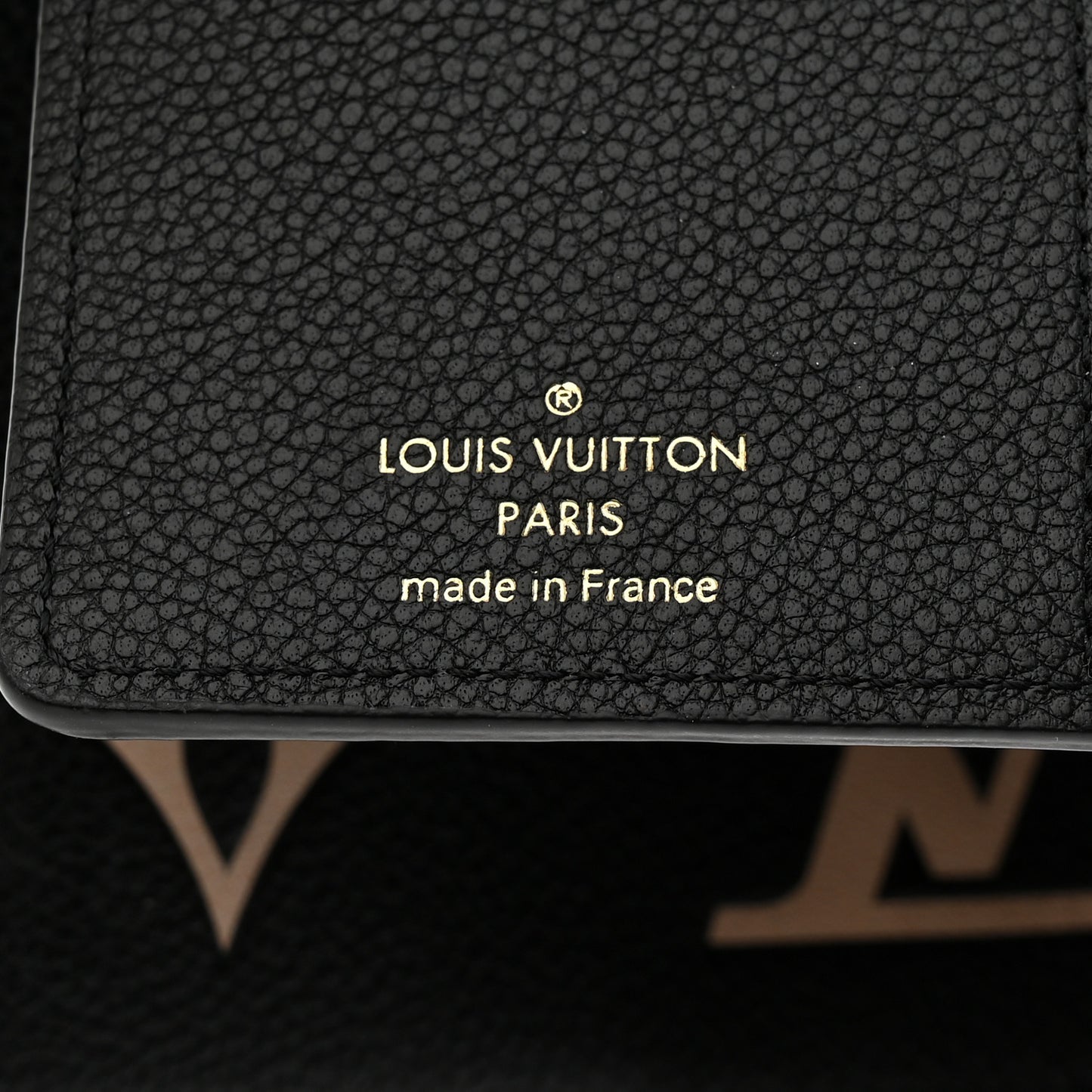 Empreinte Monogram Giant Paul Notebook Cover MM Black Beige