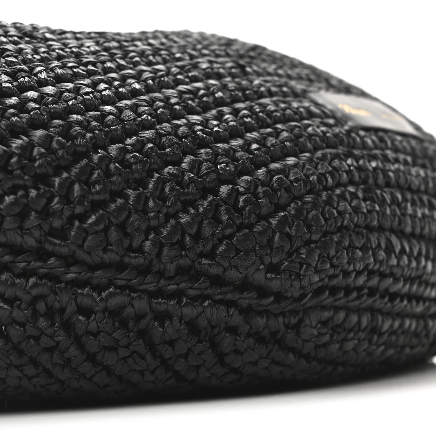 Khaite Raffia Olivia Hobo Black 8 of 9