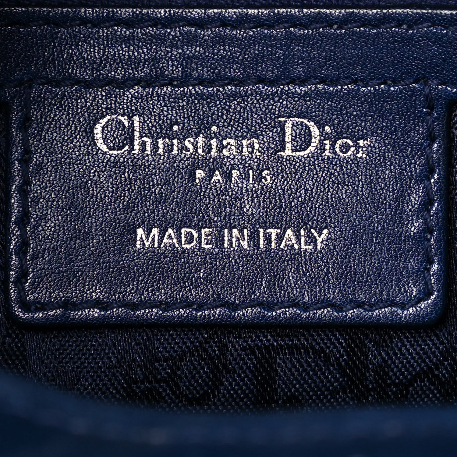 Christian Dior Lambskin Cannage Large Lady Dior Blue 6 of 19