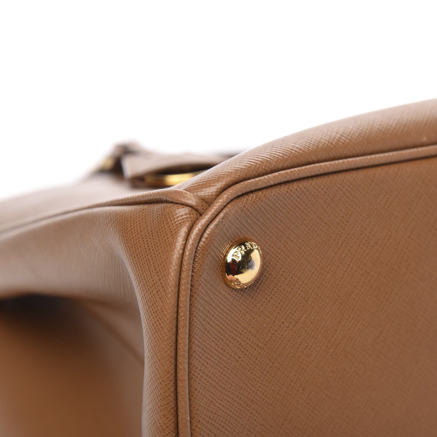 Prada Saffiano Lux Medium Tote Caramel 10 of 12
