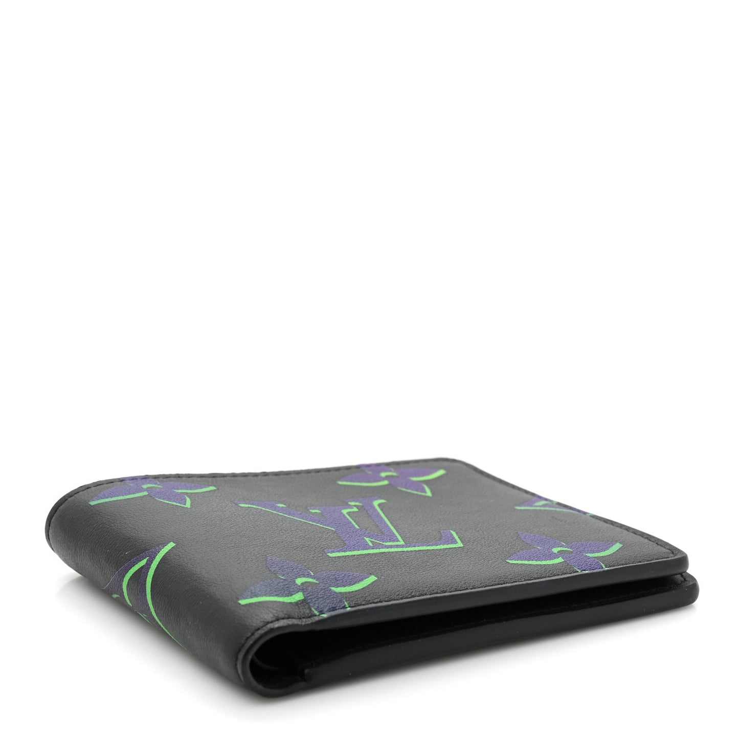 Calfskin Monogram Spotlight Multiple Wallet Black Multicolor