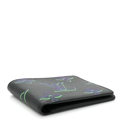 Louis Vuitton Calfskin Monogram Spotlight Multiple Wallet Black Multicolor 4 of 11