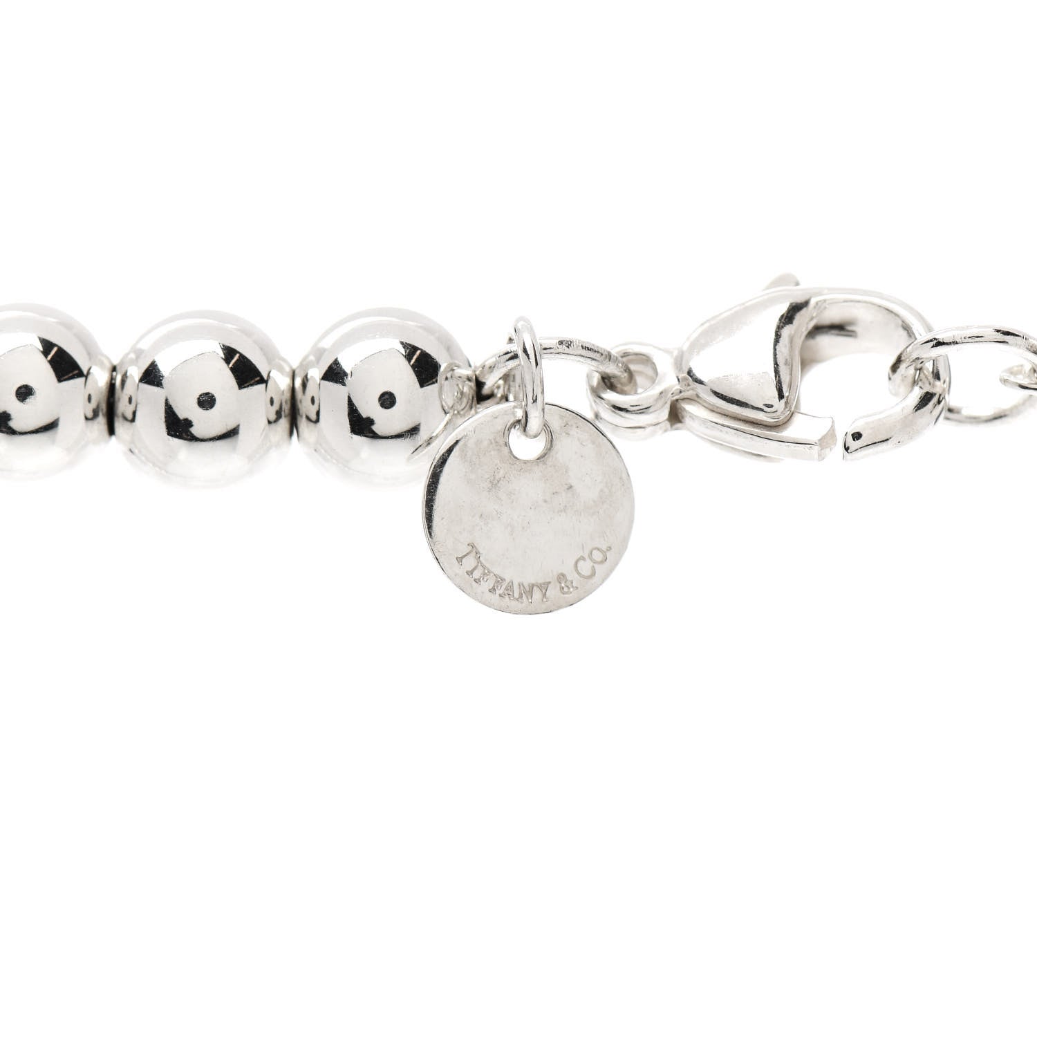 Tiffany Sterling Silver HardWear Graduated Ball Necklace 4 of 6