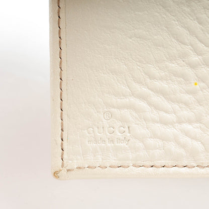 Gucci Monogram Interlocking Icon French Flap Wallet Off White 6 of 8