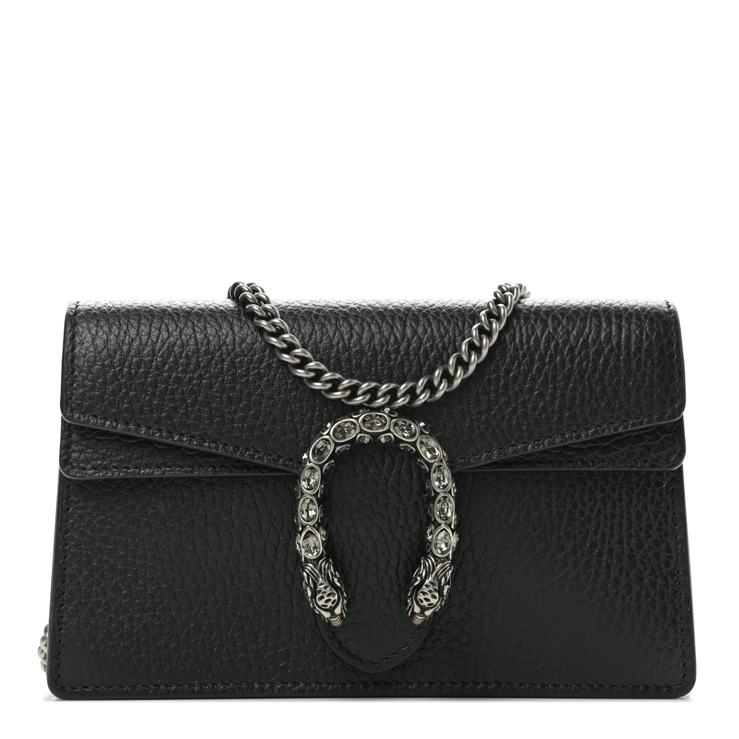 Calfskin Super Mini Dionysus Shoulder Bag Black