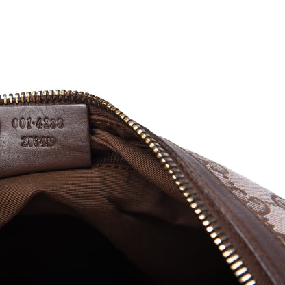 Gucci Monogram Hobo Dark Brown 9 of 10
