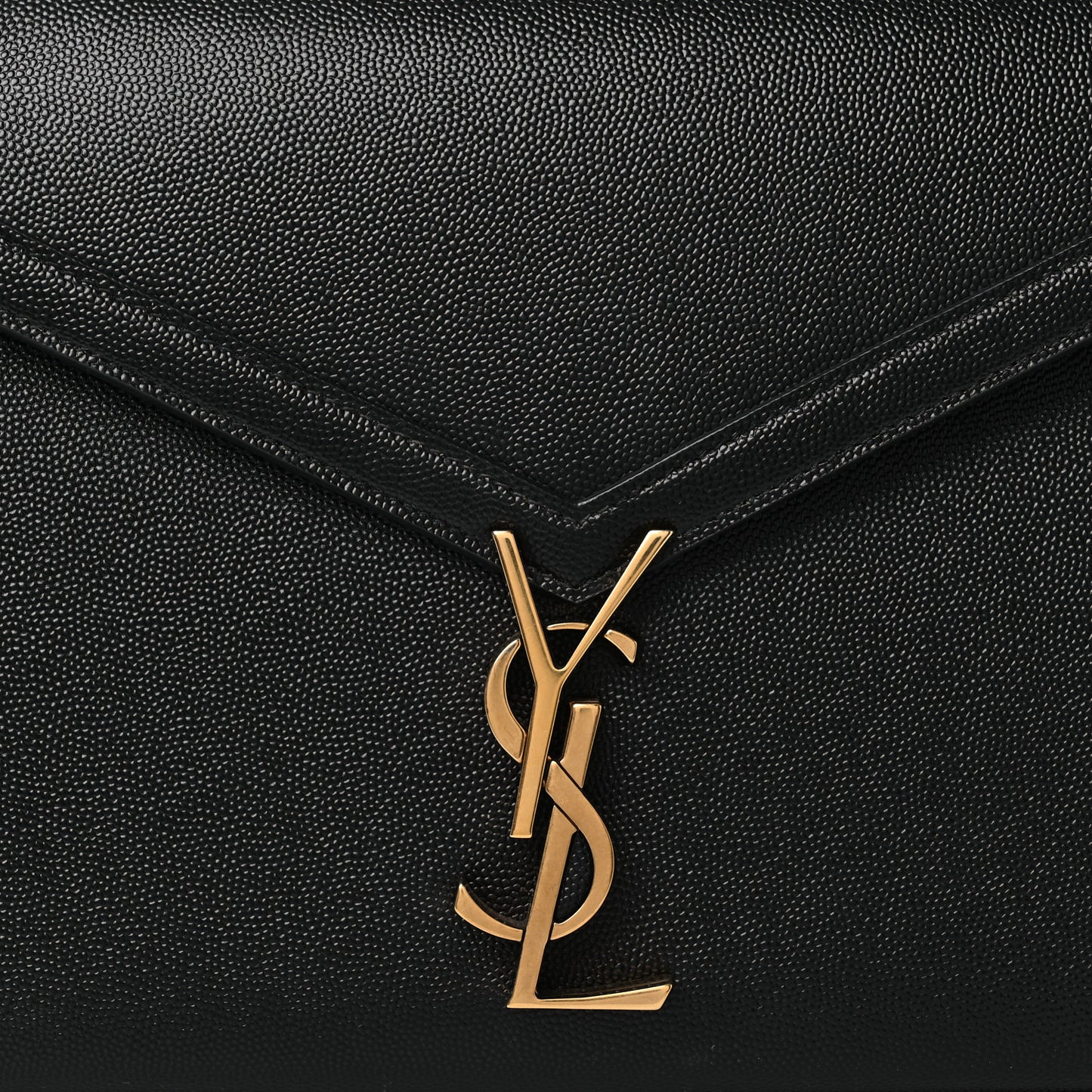 Grain de Poudre Medium Classic Monogram Cassandra Top Handle Black