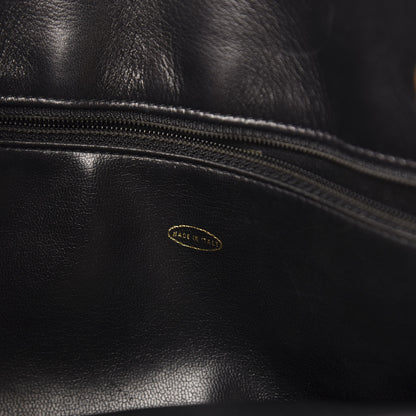 Chanel Lambskin Stitched Shopper Tote Black 8 of 13