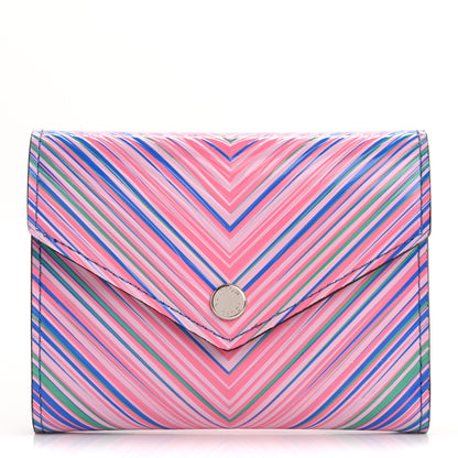 Louis Vuitton Epi Tropical Victorine Wallet Blue Rose 1 of 9