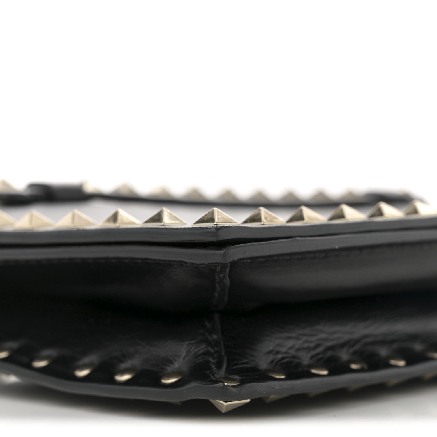 Valentino Garavani Nappa Small Rockstud Wristlet Clutch Black 8 of 11