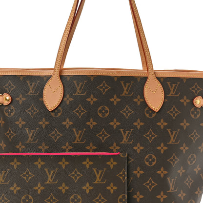 Louis Vuitton Monogram Neo Neverfull MM Pivoine 9 of 11