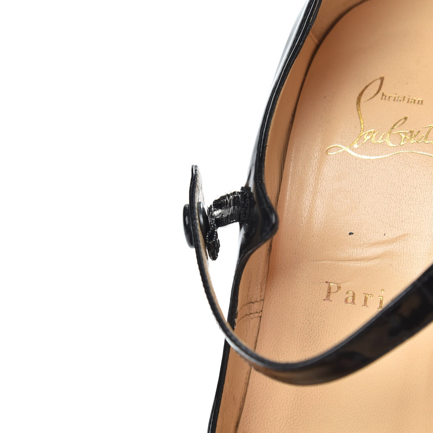 Christian Louboutin Patent Bana 140 Pumps 38.5 Black 10 of 12