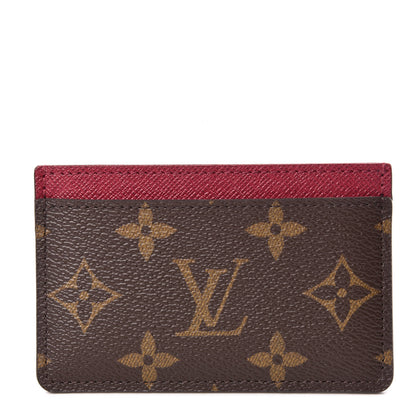 Louis Vuitton Monogram Card Holder Fuchsia 1 of 7