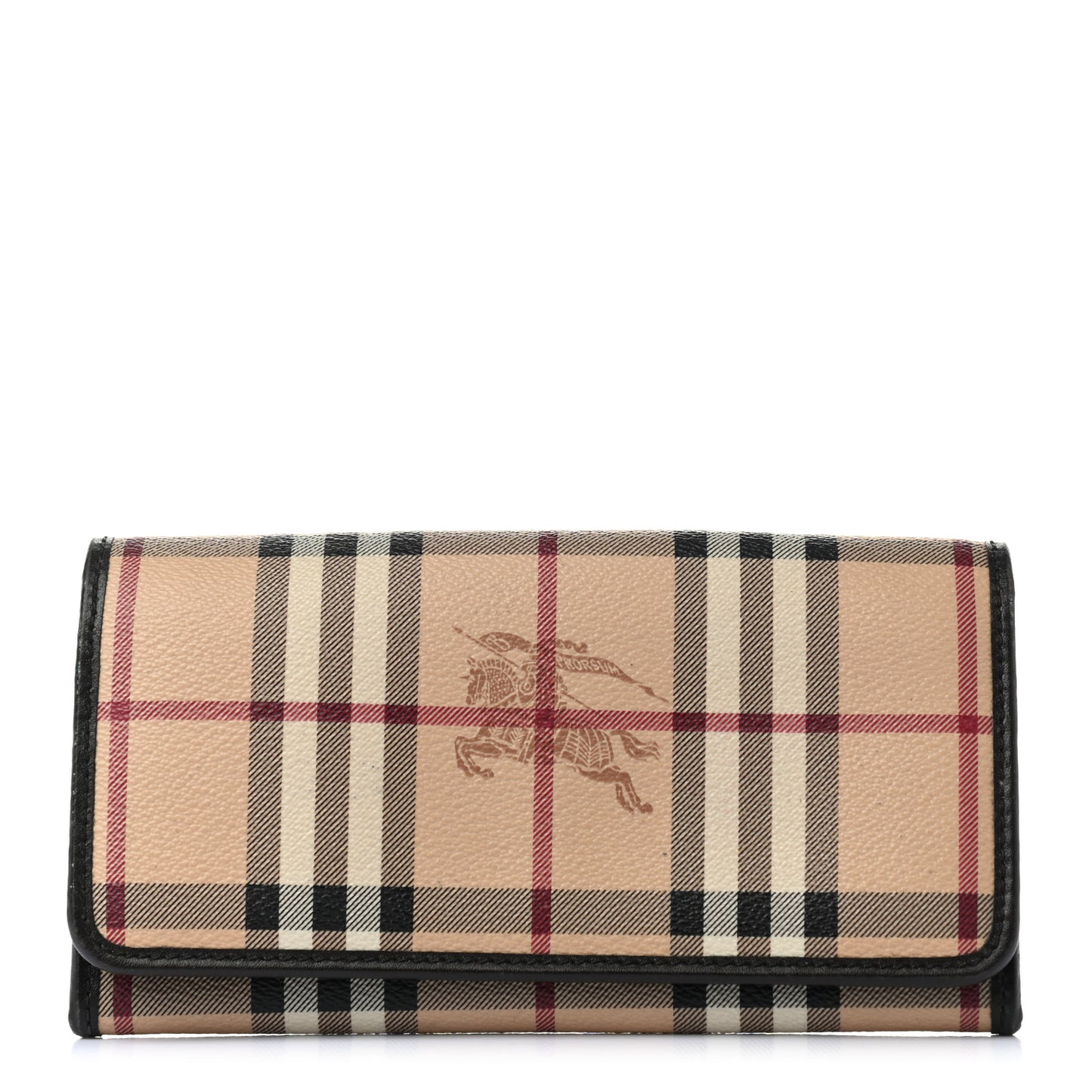 Haymarket Check Penrose Continental Wallet Chocolate