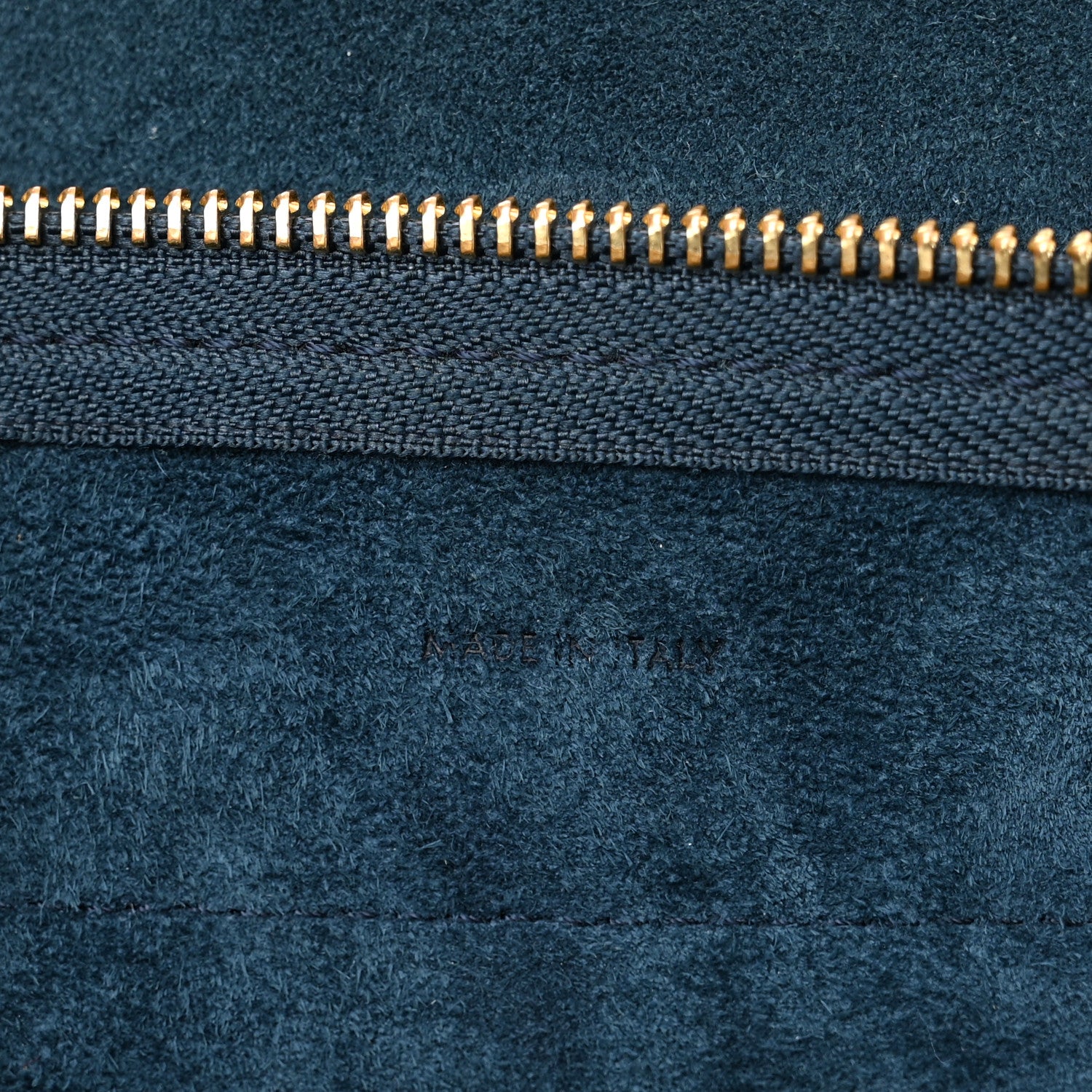 Celine Grained Calfskin Nano Belt Bag Abyss Blue 6 of 10