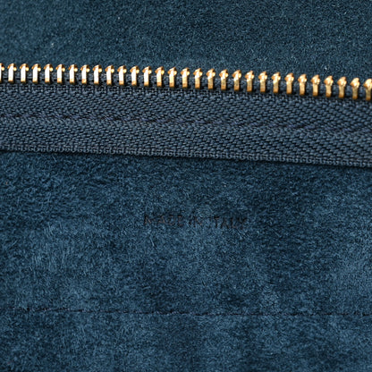 Celine Grained Calfskin Nano Belt Bag Abyss Blue 6 of 10
