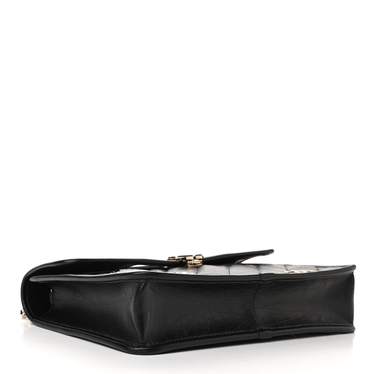 Chanel Aged Calfskin Charms Flap Bag Black 4 of 11