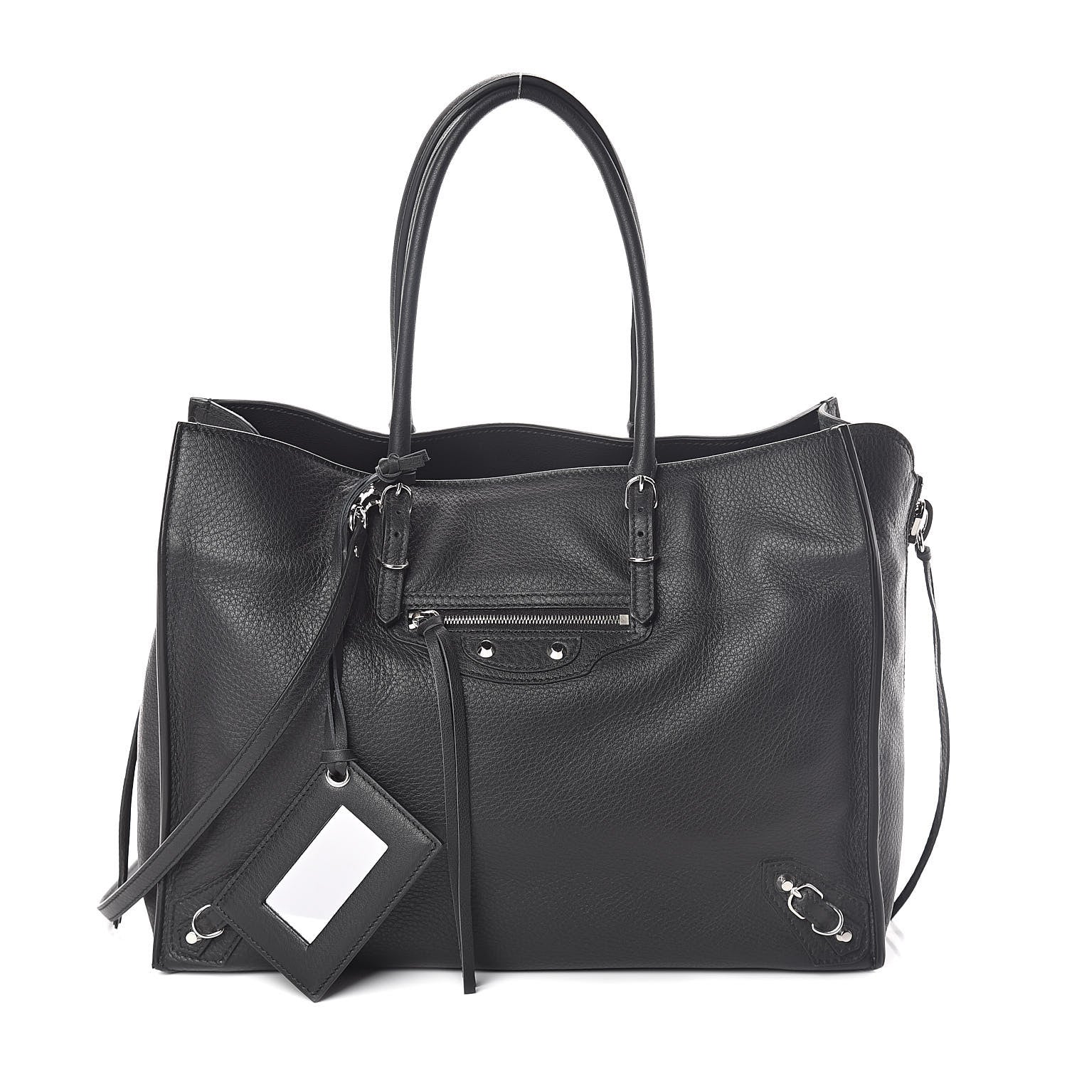 Balenciaga Veau Papier B4 Zip Around Tote Black 1 of 9