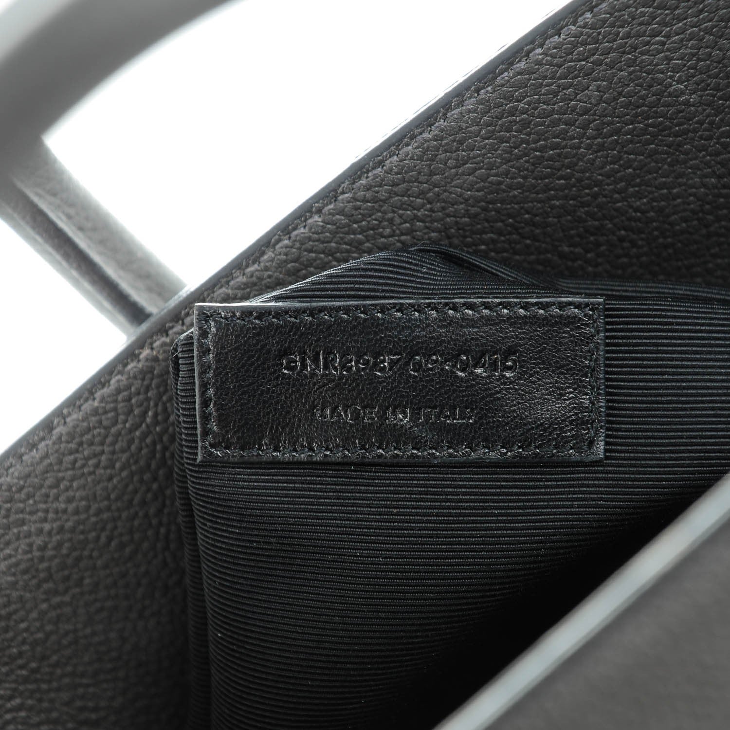 Saint Laurent Grained Calfskin Small Sac De Jour Dark Anthracite 7 of 7