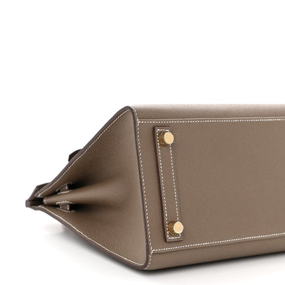 Hermes Epsom Birkin Sellier 25 Etoupe 9 of 11