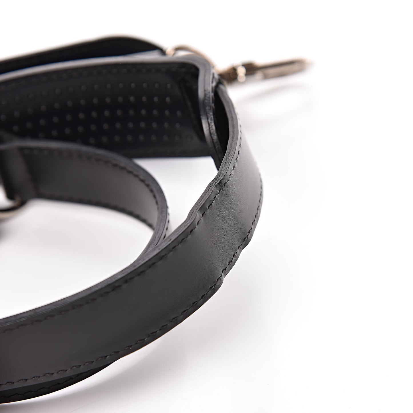 Calfskin Adjustable Keepall Bandouliere Shoulder Strap Black
