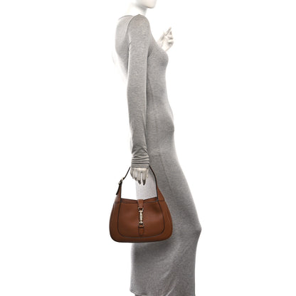 Gucci Grained Calfskin Web Medium Jackie 1961 Hobo Cuir 2 of 10