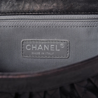 Chanel Metallic Washed Lambskin Quilted Mini Chain Around Flap Black 8 of 10
