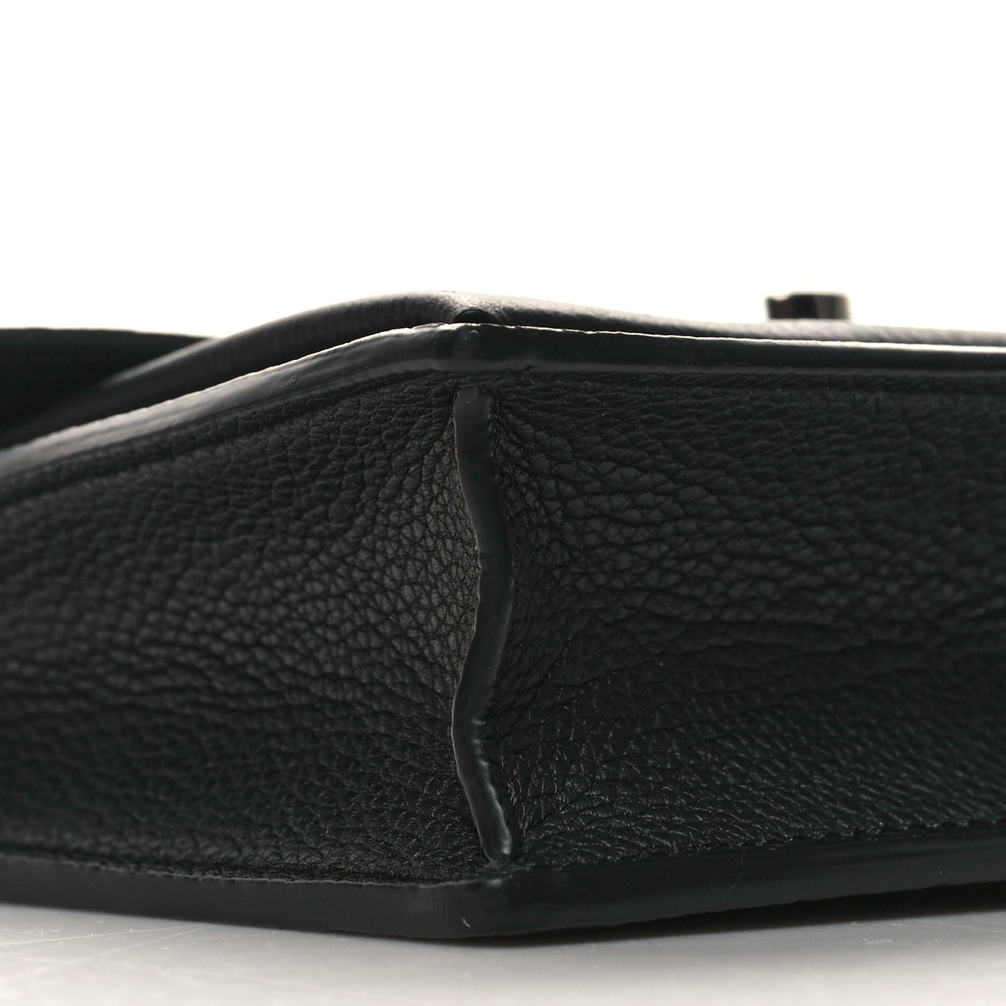 Soft Calfskin My Lockme Chain Pochette Black