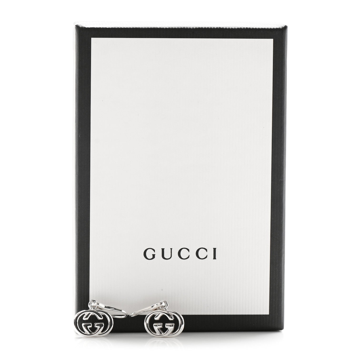 Gucci Sterling Silver Britt Drop Earrings 6 of 6