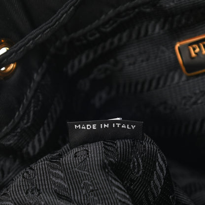 Prada Re-Nylon Duet Drawstring Shoulder Bag Black 7 of 9