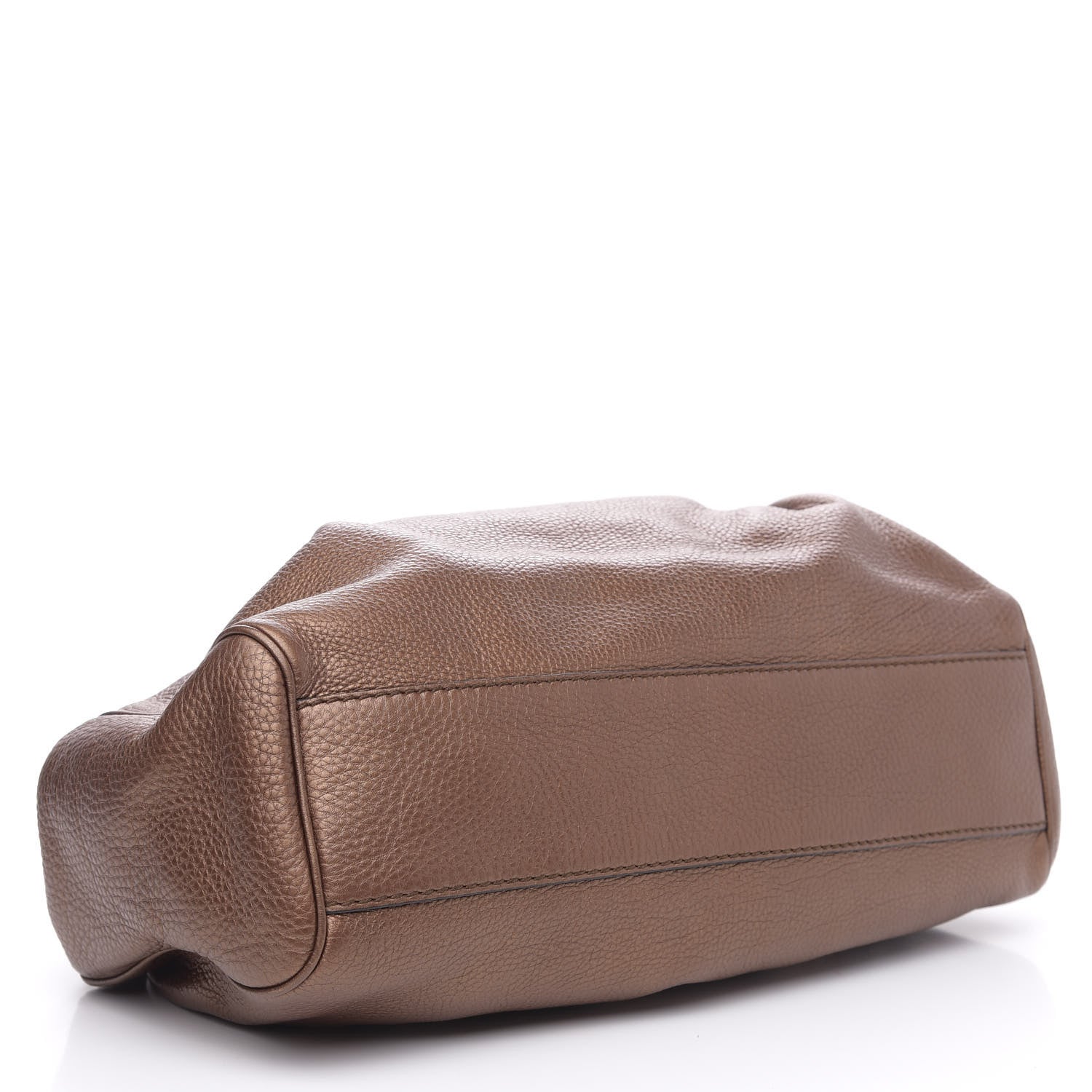 Gucci Metallic Calfskin Medium Sukey Tote Brown 4 of 9