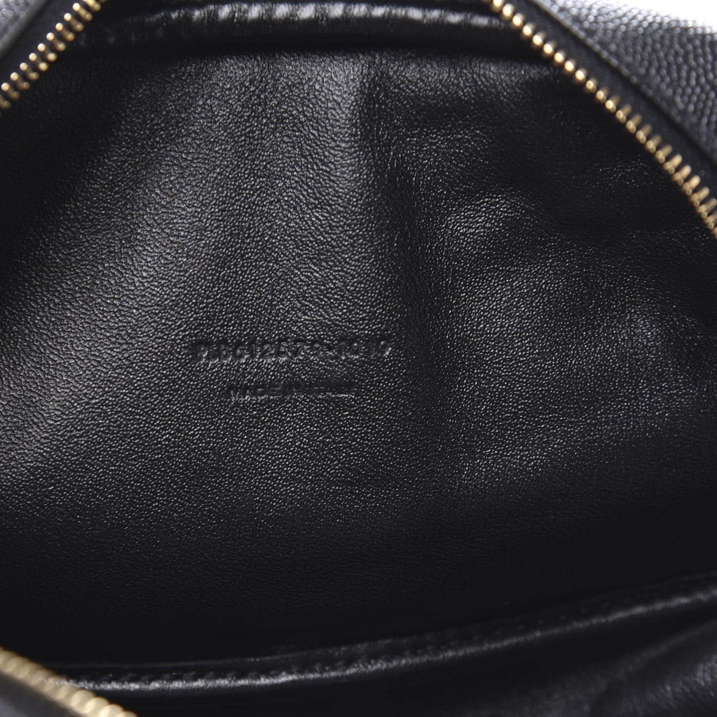 Grain De Poudre Matelasse Monogram Mini Lou Camera Bag Black