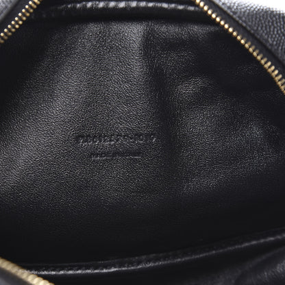 Saint Laurent Grain De Poudre Matelasse Monogram Mini Lou Camera Bag Black 7 of 9