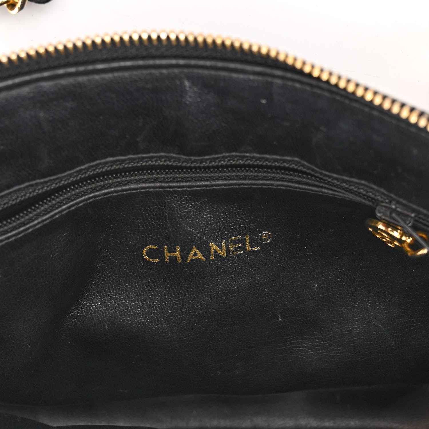 Chanel Lambskin Quilted CC Tote Black 6 of 10