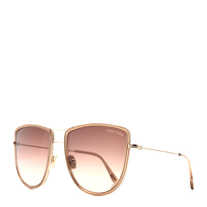 Tom Ford Tina Sunglasses TF759 Gold 1 of 8