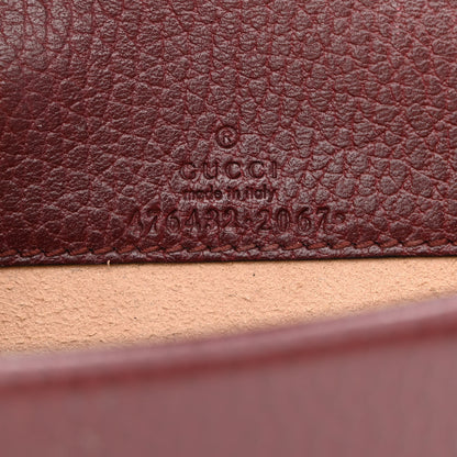 Gucci Dollar Calfskin Crystal Super Mini Dionysus Shoulder Bag Vintage Bordeaux Black Diamond 6 of 9