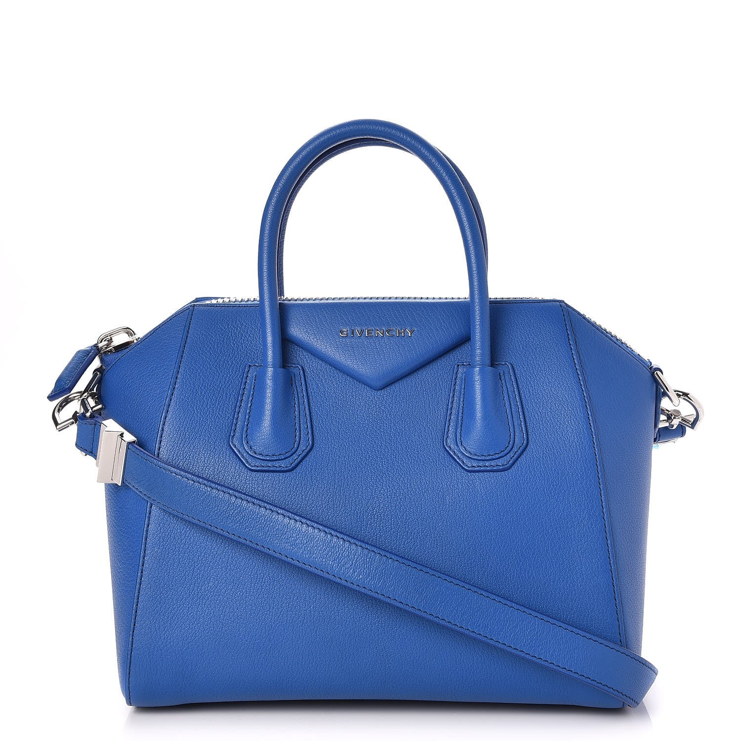Givenchy Sugar Goatskin Small Antigona Indigo Blue 1 of 7