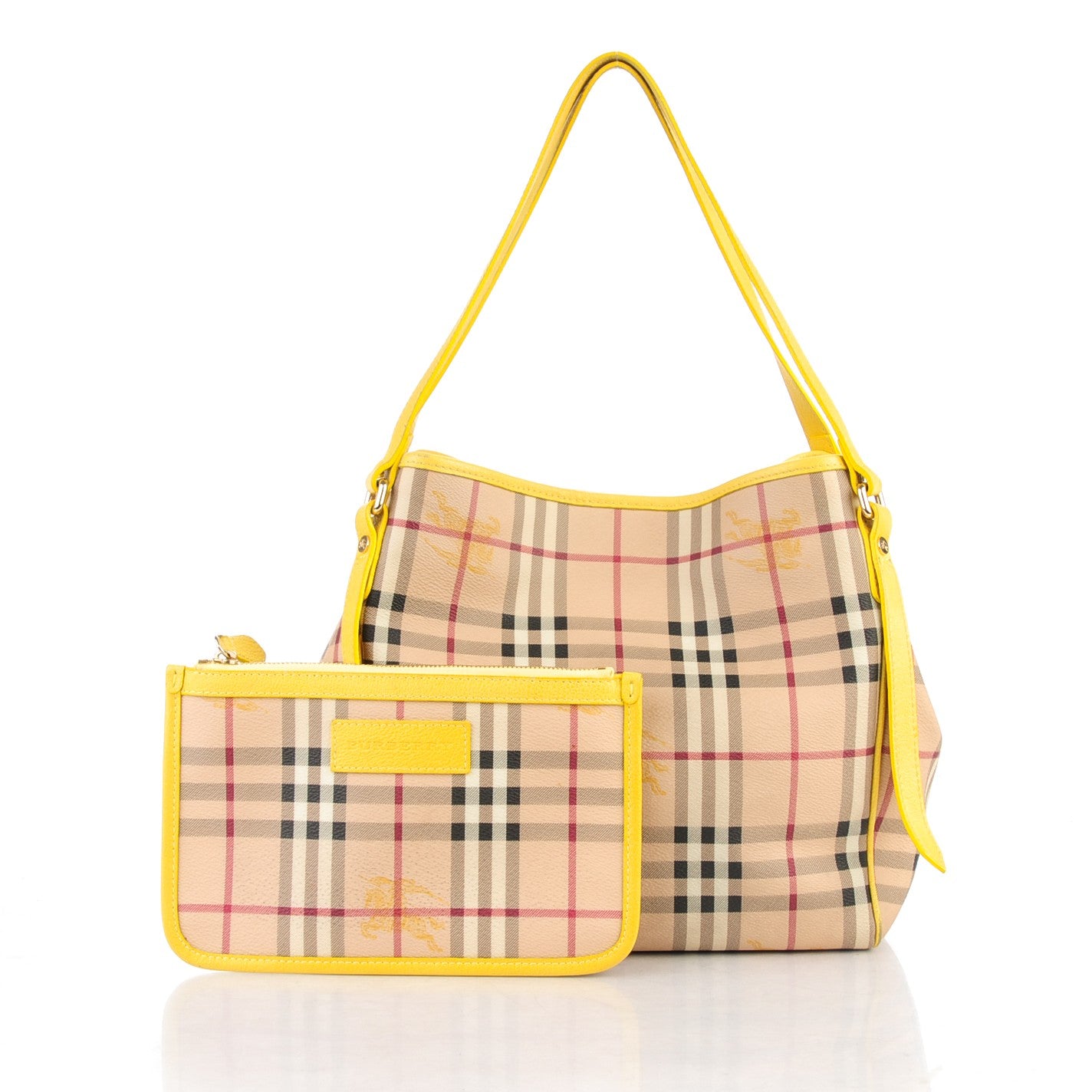 Haymarket Check Small Canterbury Tote Yellow