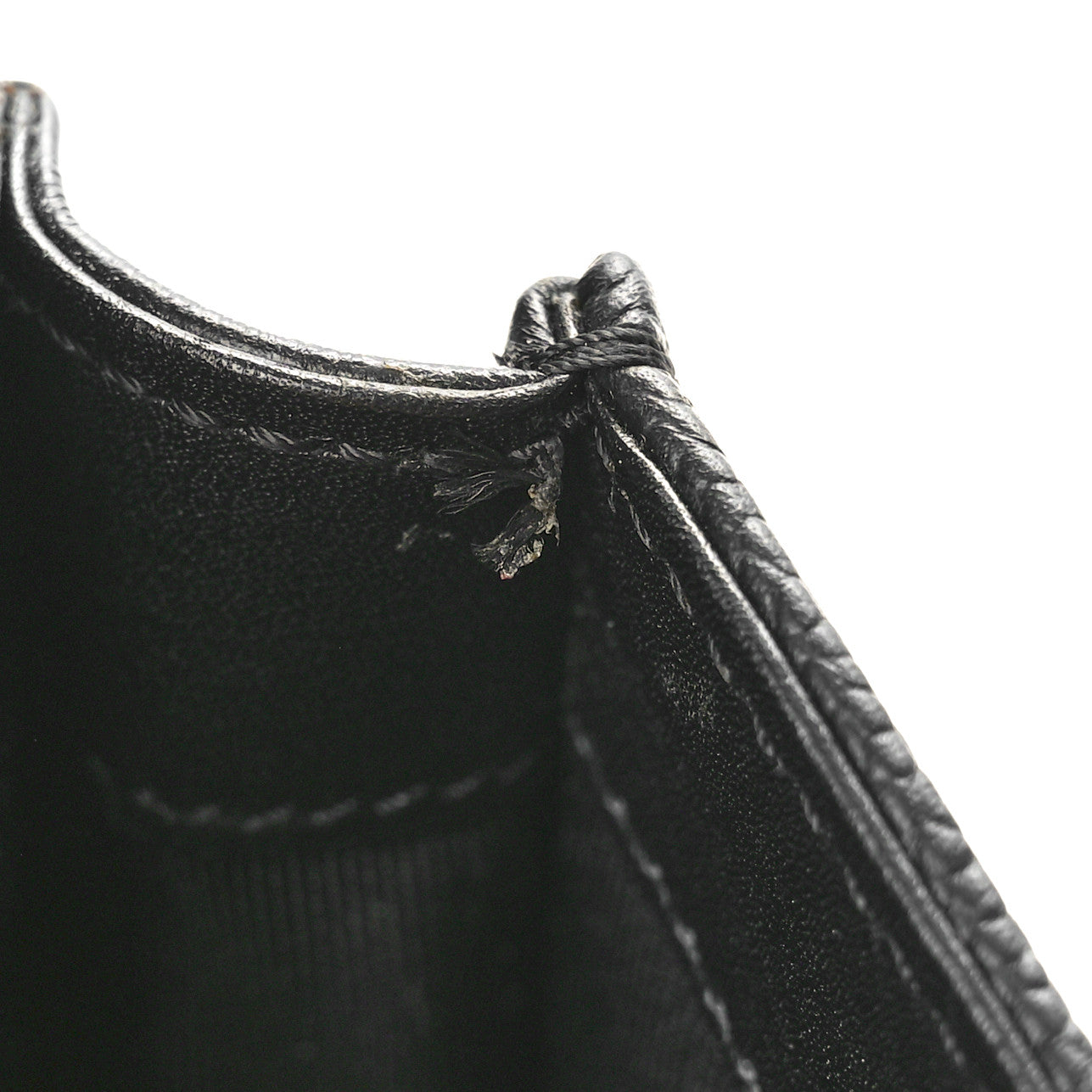 Calfskin Caviar Quilted Chain Handle Flap Black